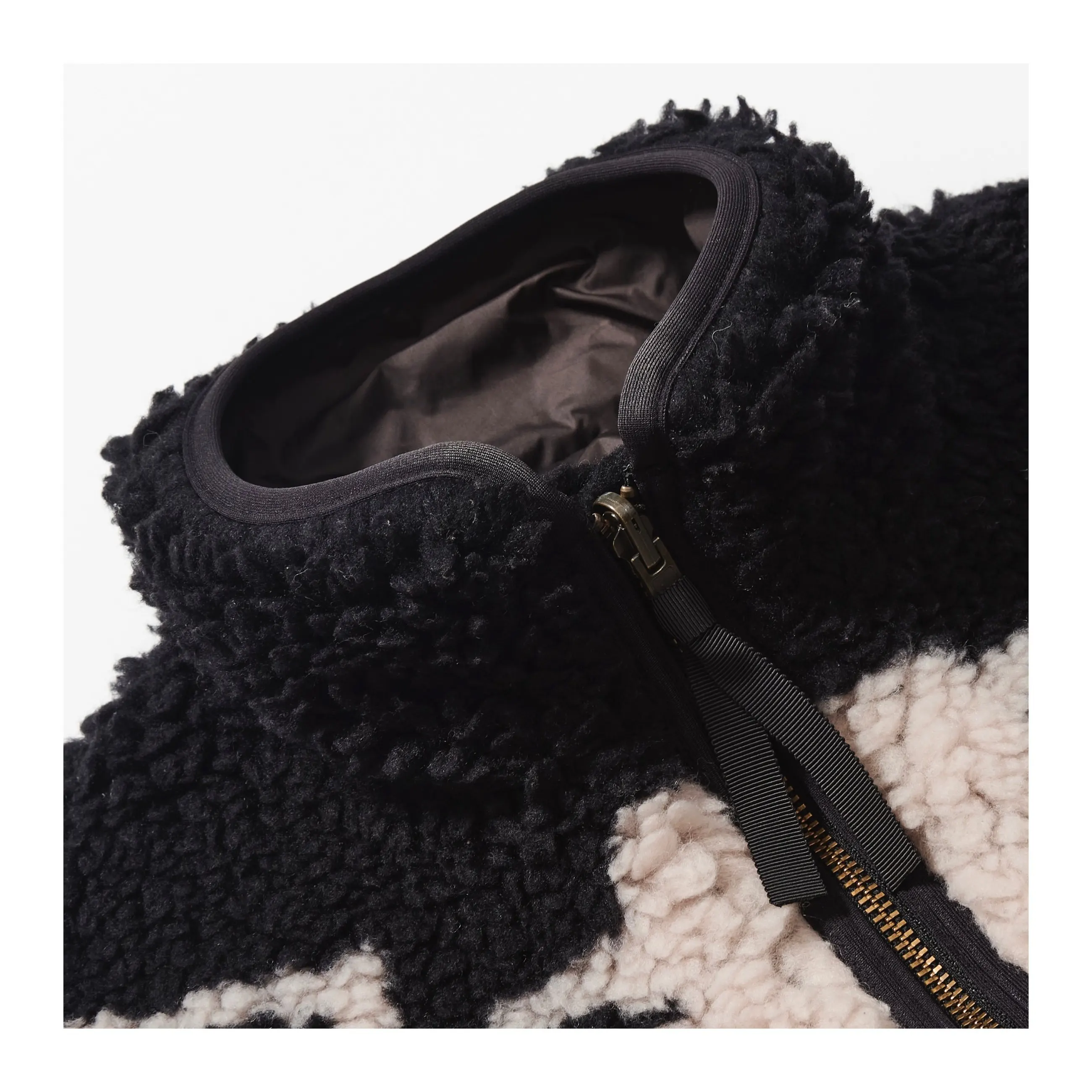 26AW KAPITAL Hirata Kazuhiro Corduroy Double Sided  Bone Warm Half High Collar Lamb Fleece Coat Men and Women Warm Jackets