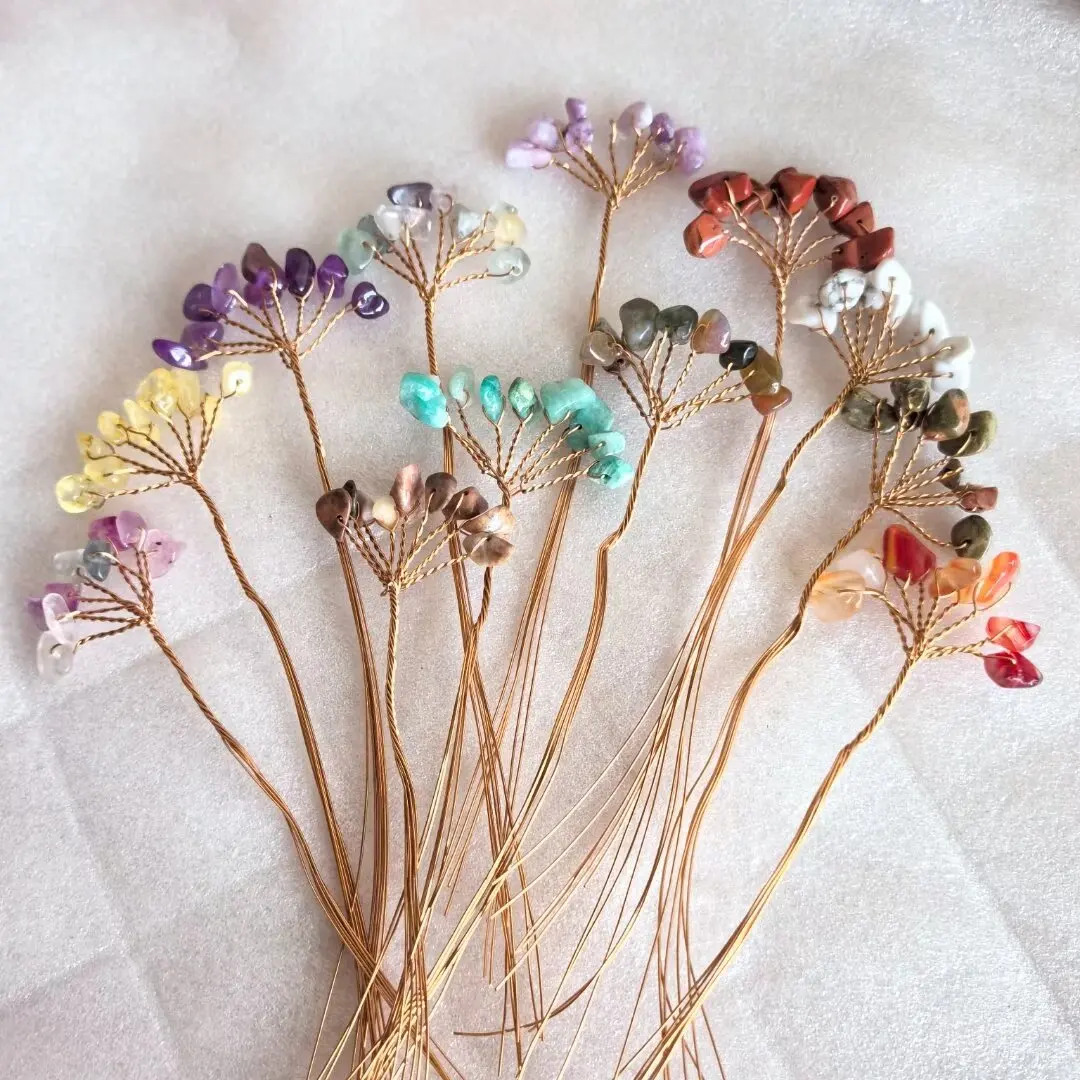 Natural Crystal Money Lucky Tree Amethyst Rose quartz Reiki Healing Fengshui Tree For Wealth And DIY Luck Home Decoration
