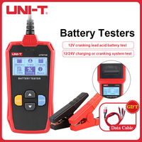 UNI-T  UT673A/UT675A Car Battery Tester Charger Analyzer 12V/24V Voltage Battery Capacity Charging Scanner Tool