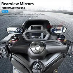 XMAX 300 For Yamaha XMAX 250 XMAX300 2023- Xmax 300 Rearview Mirrors For Motorcycle Accessory XMAX 300 And Small Round Mirrors