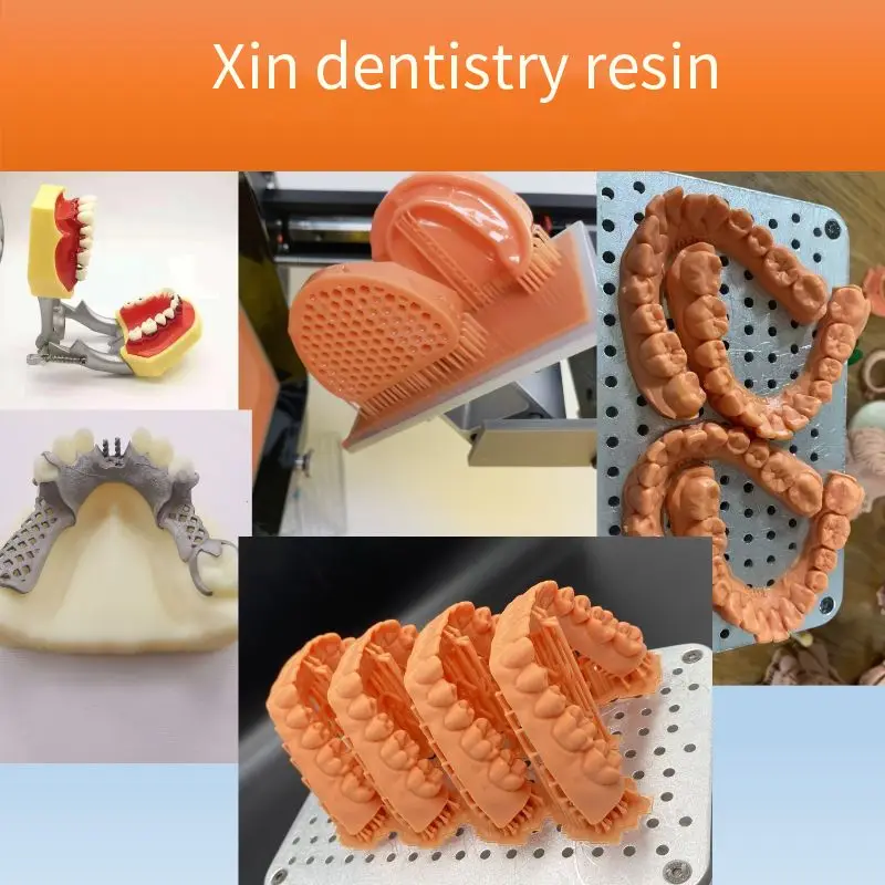 Resin 3D Printer Dental Casting Mold UV Implant Guide Temporary Crown Orthodontics Braces Photosensitive Printing 200g/500G