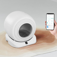 New Upgraded Smart Automatic Cat Litter Box Smart Cleaning Cat Toilet Large Capacity Litter Box with App Remote Control
