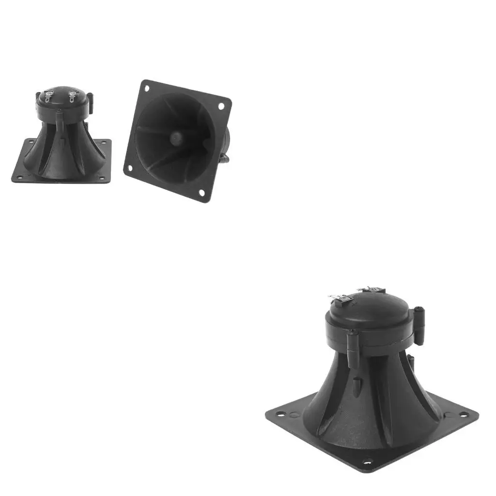  2 PCS Square Piezo Tweeter Speaker Horn  85mm 3.35inches Diameter Repair Parts