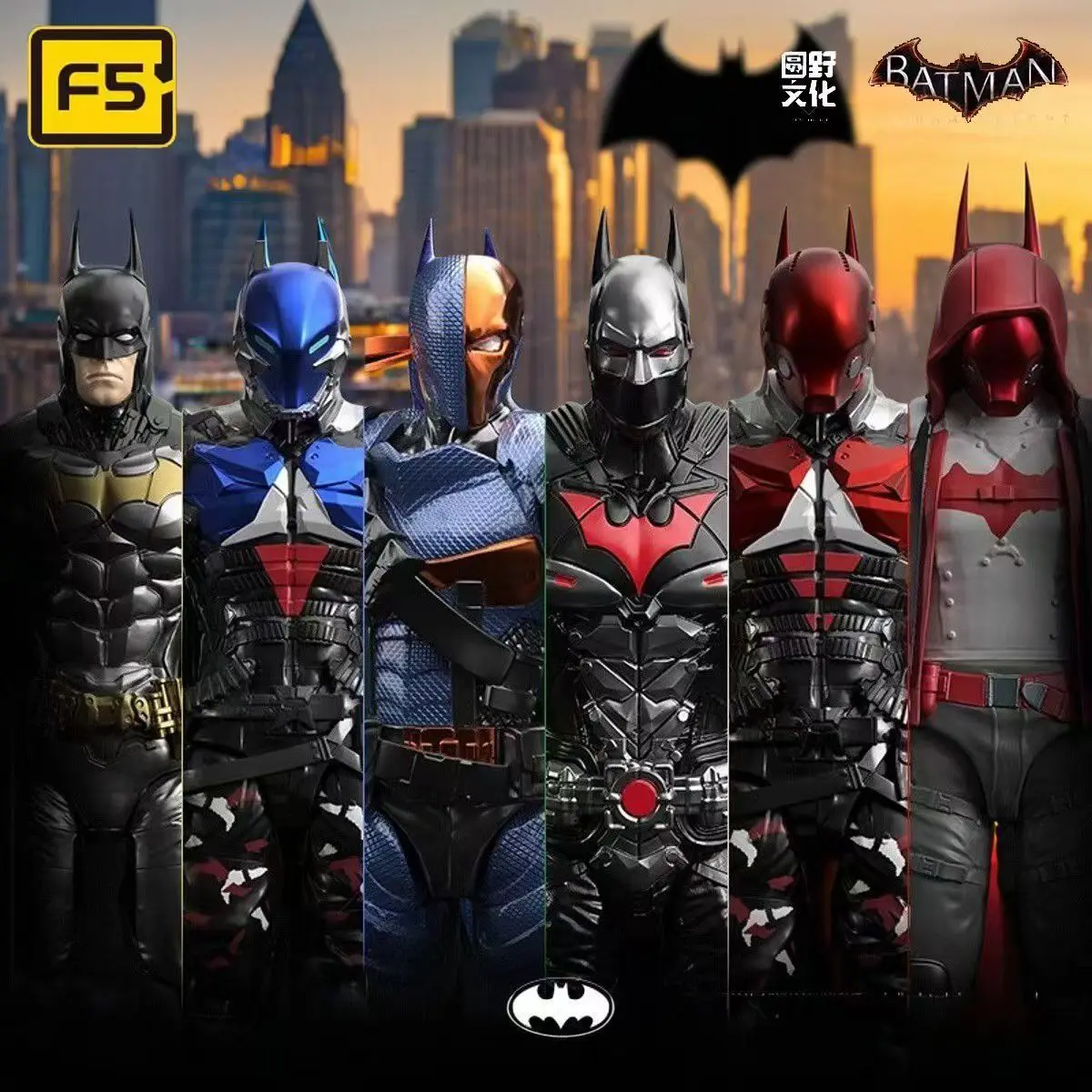 جديد F5 ثقافة دائرية باتمان (طبعة مجنونة): Arkham Knight'S Fatal Strike غطاء أحمر مجمع لعبة الهاتف المحمول مجموعة نموذج هدية