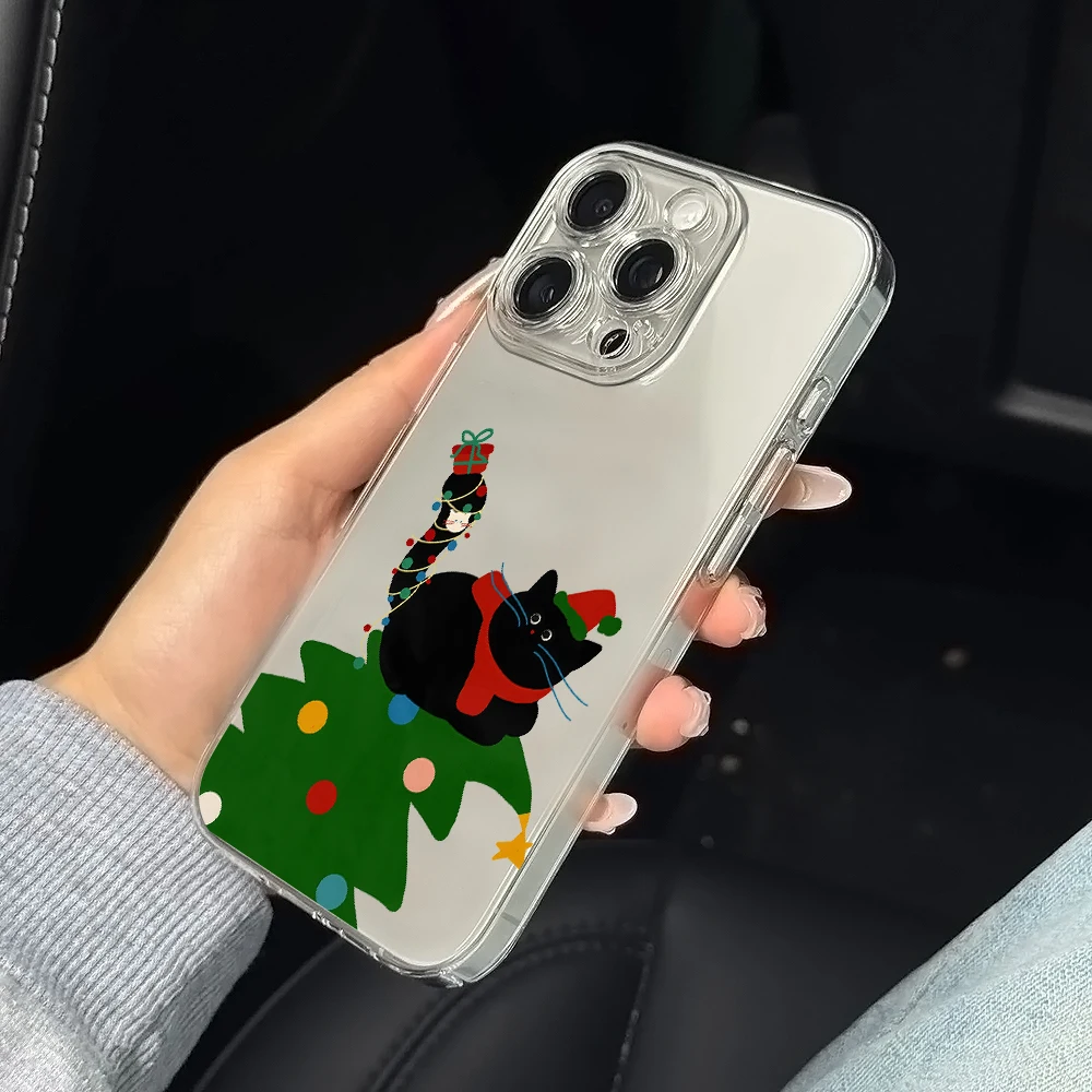 Christmas tree top Silicone Phone Case for iPhone 17 16 15 14 13 12 11 Pro Xs Max Air Mini 7 8 6 6s Plus SE 2020 2022 Cover