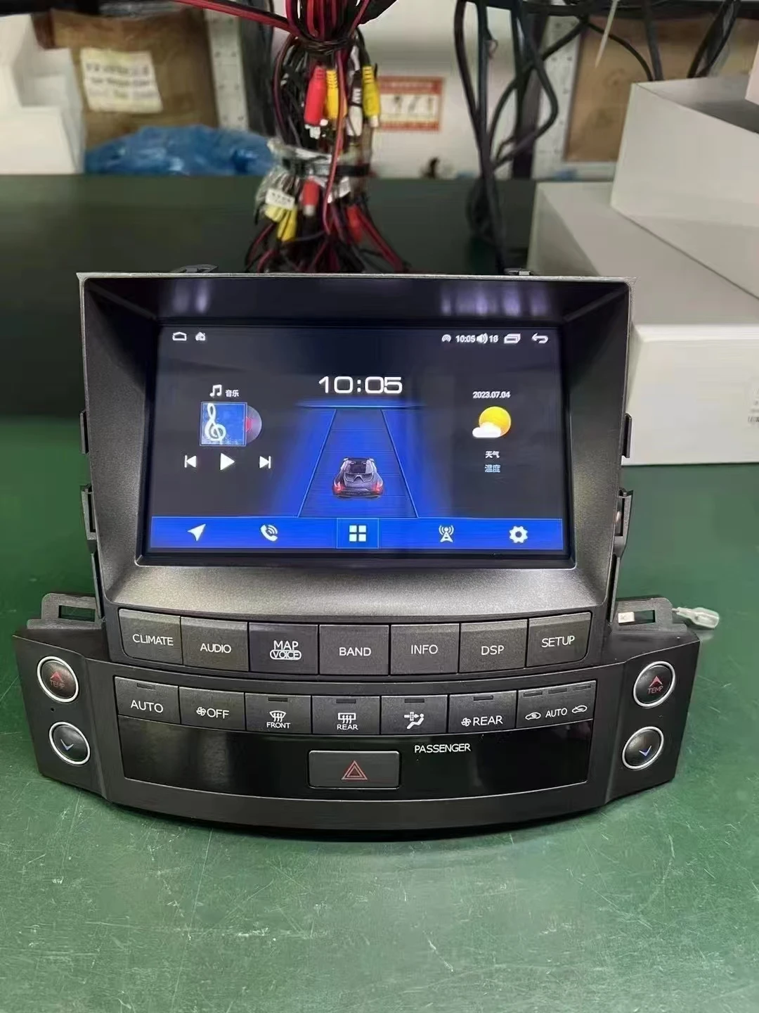 렉서스 LX570 2007 2008 2009 2010 2011-2015용 9인치 카플레이 오토 안드로이드 14 멀티미디어 스테레오 플레이어, 스크린 카 라디오 GPS 헤드 유닛