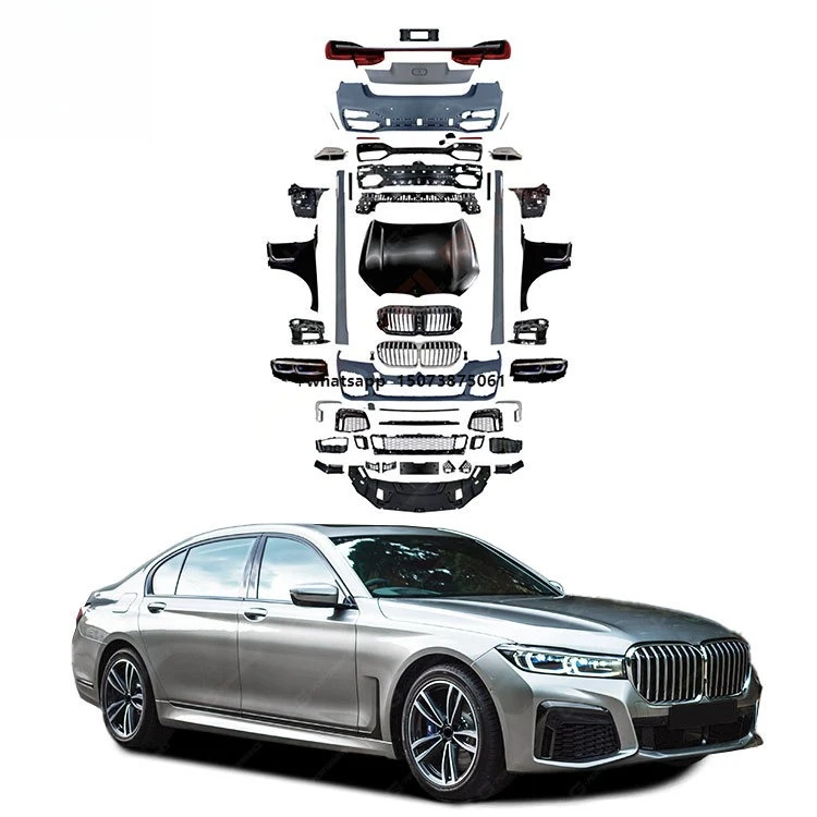 

G12 PRE Upgrade LCI Style PP Plastic Body Kit for 7 Series G12 PRE Rear Front Car Bumpers Side Skirts Headlight Taillight