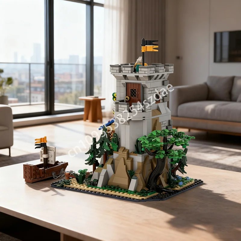 1012 قطعة MOC أفكار برج مقوى ونموذج CUUSOOed بناء هدية الكريسماس كتل العمارة لتقوم بها بنفسك لعبة إبداعية فكرة التعليم #1