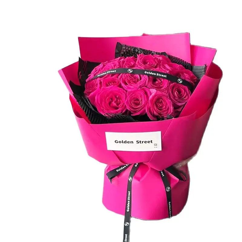 

Matte Film Solid Color Packaging Paper, Flower Bundle Wrapping Paper, Thick Art Gift Paper, 15 Meters