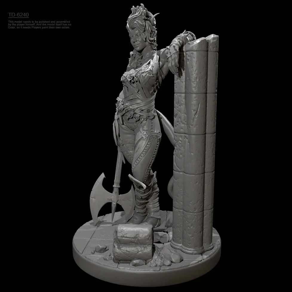 50mm 60mm 75mm Resin model kits figure beauty colorless and self-assembled （3D Printing ） TD-6240/3D