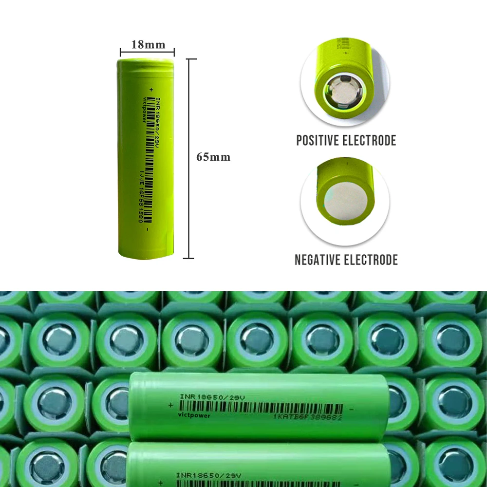 18650 lithium akku Rechargeable Lithium Batteries 2900mAh 29V baterias 3.6V батарейка 18650 Screwdriver battery סוללות נטענות