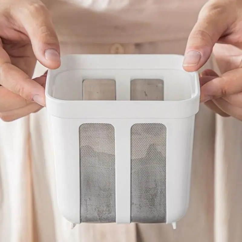 Colador de yogur de 1800ml, colador de tamiz de alimentos para exprimir té de arroz, taza casera reutilizable con bolsa de malla fina, separador de suero para Kefir