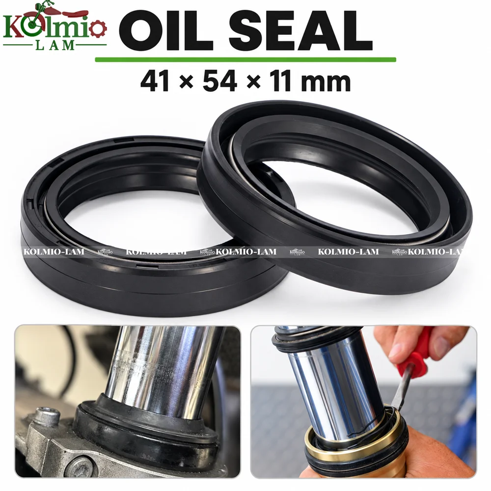 41x54x11 Oil Seal Motorcycle Front Fork Oil Seal Fit for BMW G310 G310GS G310R F650 F650GS F650ST G650GS K75 RT 800 R80