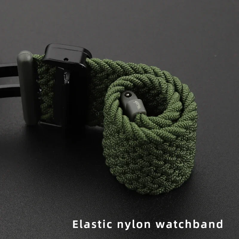 18 مللي متر ل كاسيو F-91W جديد مطاطا النايلون حزام الساعات ل SGW400 F91W F84 F105/108/A158W/168 AE1200/1300 الرجال سيدة أسورة يد