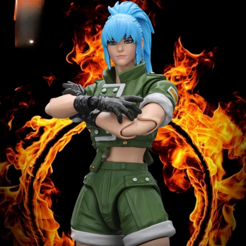 JOYTOY Żołnierz Akcji 1/18 KOF'98UM Ikari Warriors Team Figurka Akcji Model Militarny Trio Kolekcja Postaci z Gry Zabawka Prezent Nowy