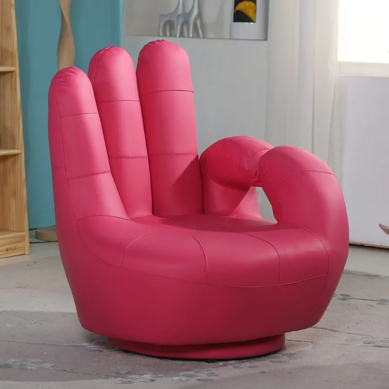 Casual Style Creative Finger Design Can Be Used As A Single Palm Recliner Bedroom Balcony Casual Swivel Small Sofa Chair New Hot
