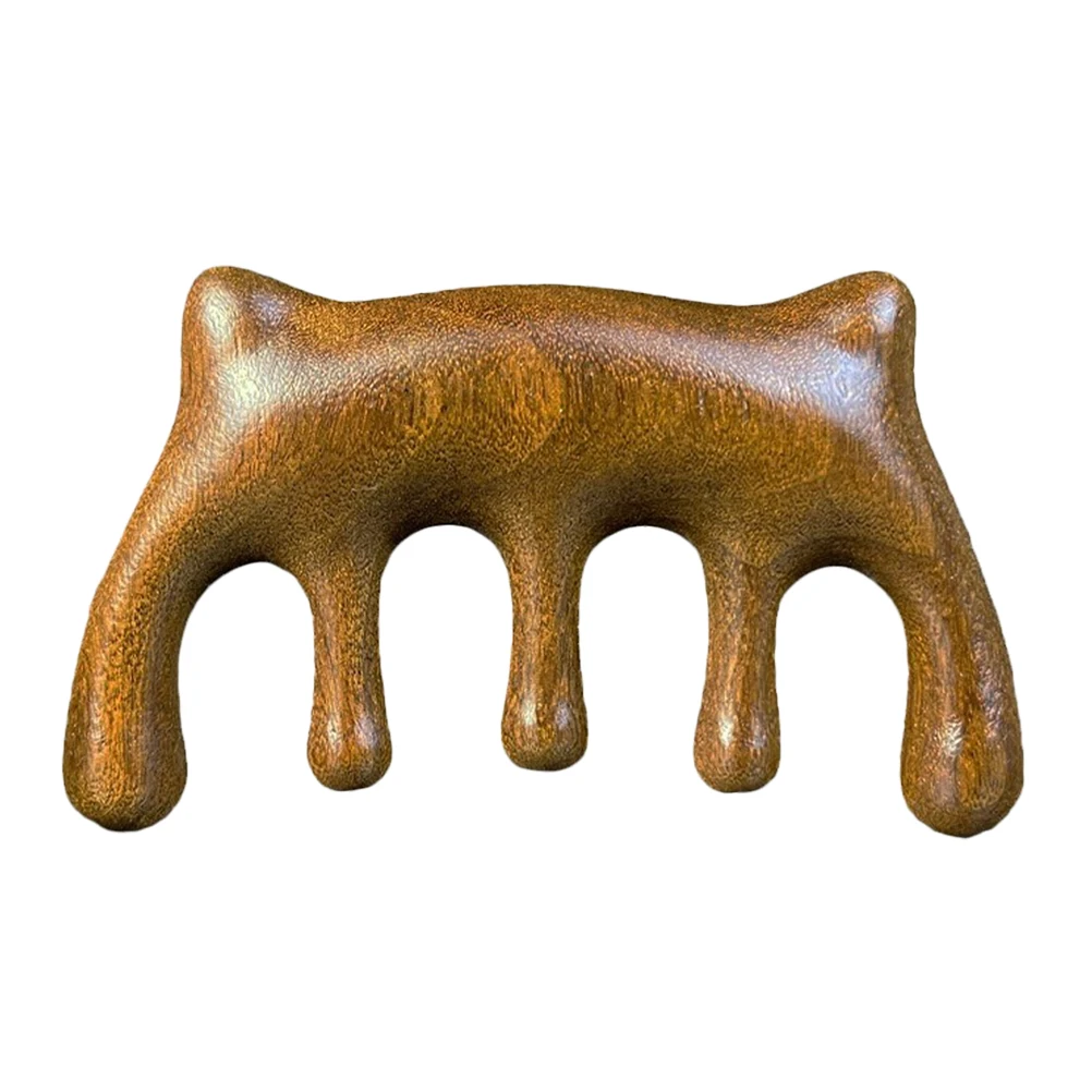 

Handheld Wooden Scalp Massager Comb Creative Durable Small Portable Massage Tool Relaxation Comb Smooth Surface