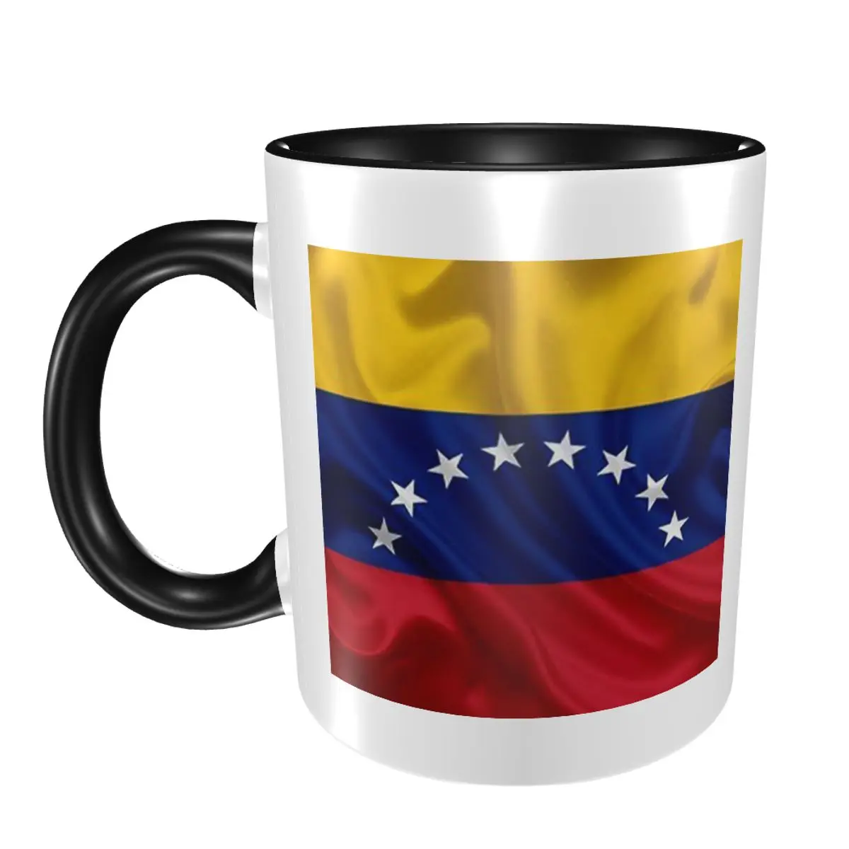 

Venezuela Flag Mug Funny Ceramic Coffee Cups Tea Mugs Milk Cup Drinkware Gift for Friends