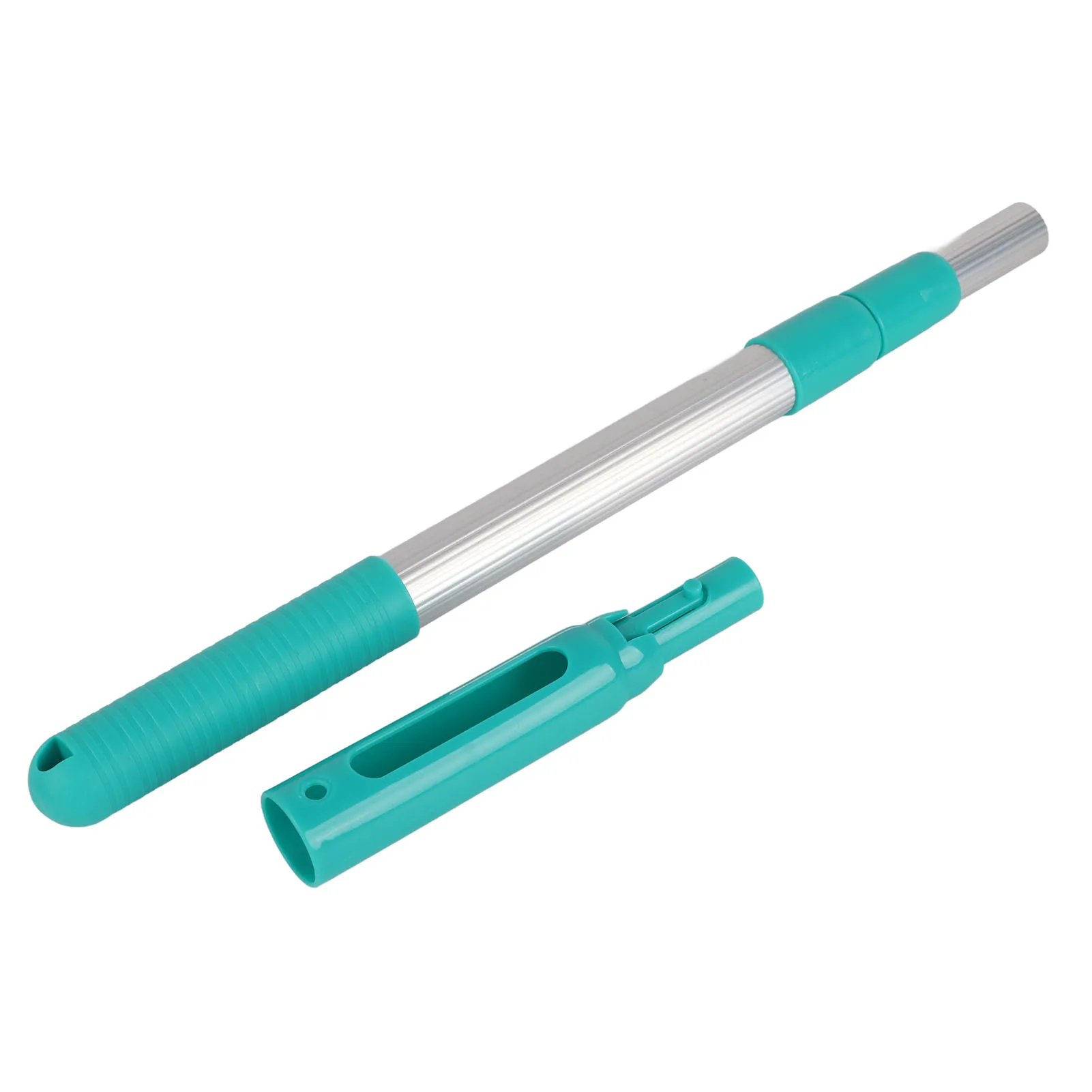 Telescopic Swimming Pool Pole Aluminum ABS 3 Sections Pool Cleaning Net Handle For Skimmers Rakes Brushes Cleaning Accessory