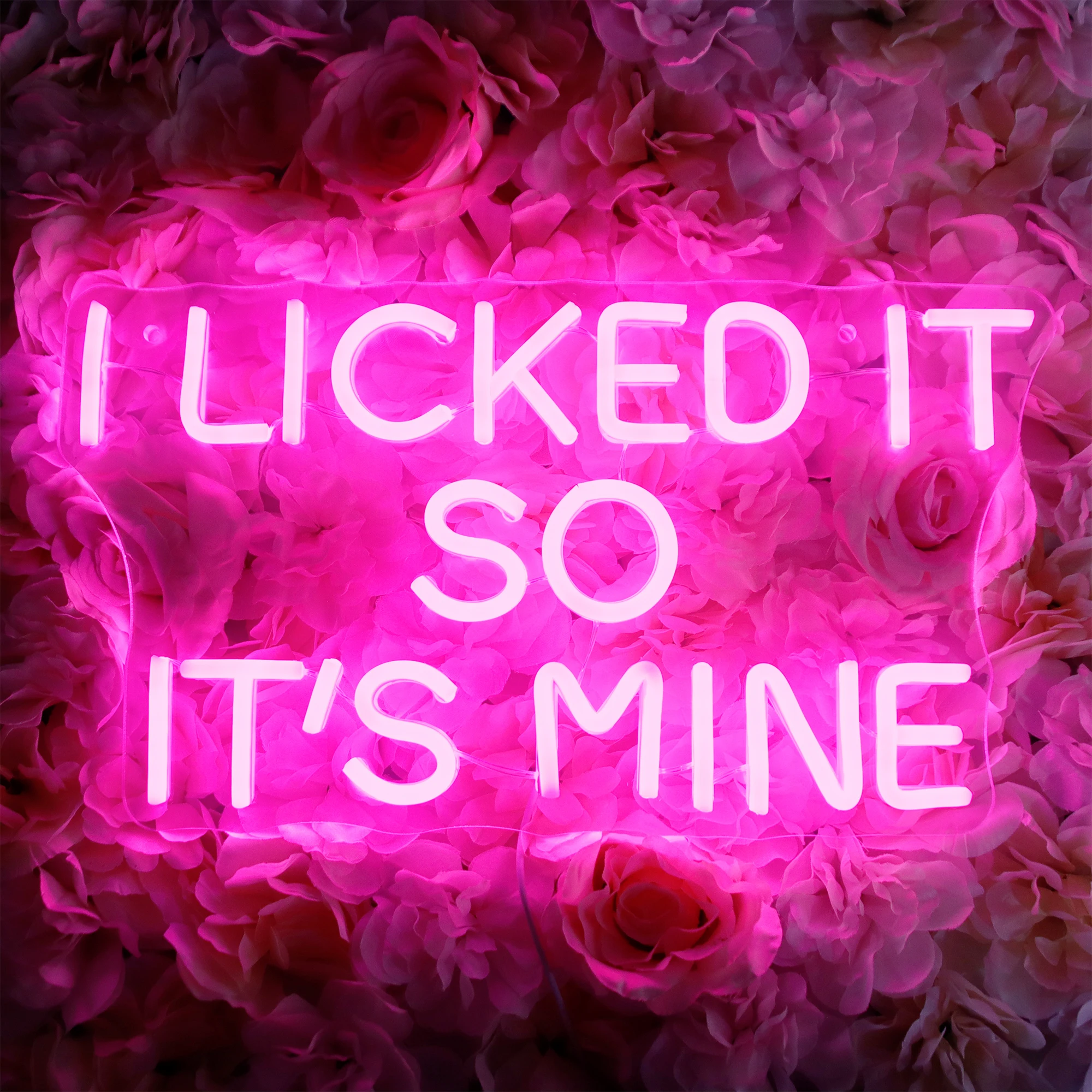 

LED Neon Sign I Licked It So It's Mine Custom Neon Sign For Ice Cream Shop Bar Cafe Restaurant Wall Decor Room Neon Lights