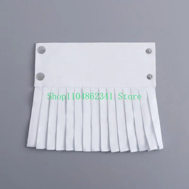 

5asd плиссированные рукава, декоративные манжеты на запястья, впитывающая пот нарукавная одежда для женщин, офисное повседневное