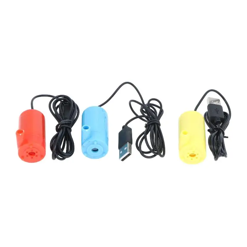 Mini USB Submersible Water Pump Low Noise Portable Submersible Water Pump Hydroponic Fish Tank Circulating Water Craft Fountain