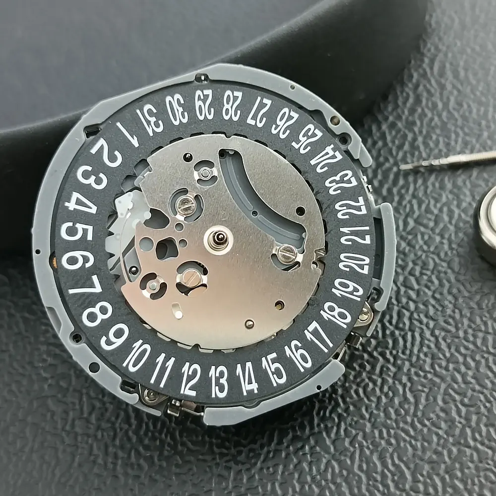 นาฬิกาควอตซ์ VK63A เคลื่อนไหววันที่6โมงเช้านาฬิกาโครโนกราฟการเคลื่อนไหวพร้อมแบตเทย์สำหรับ VK63A ชุด VK นาฬิกา VK63ปฏิทินเดี่ยว