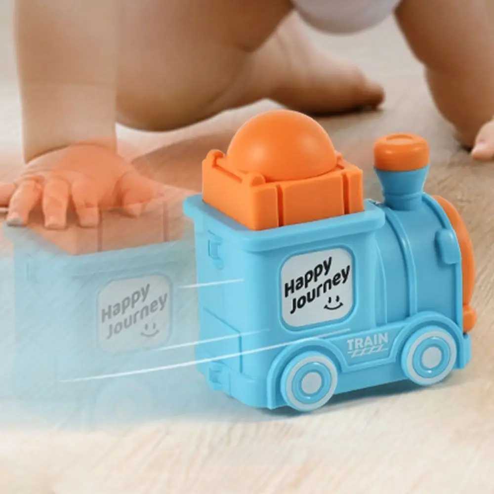 Kids Train Toy Press And Go Locomotive Toy Mini Sliding Car Anti-Crash Friction Car Toy Baby Coordination Toy Mini Car Toy