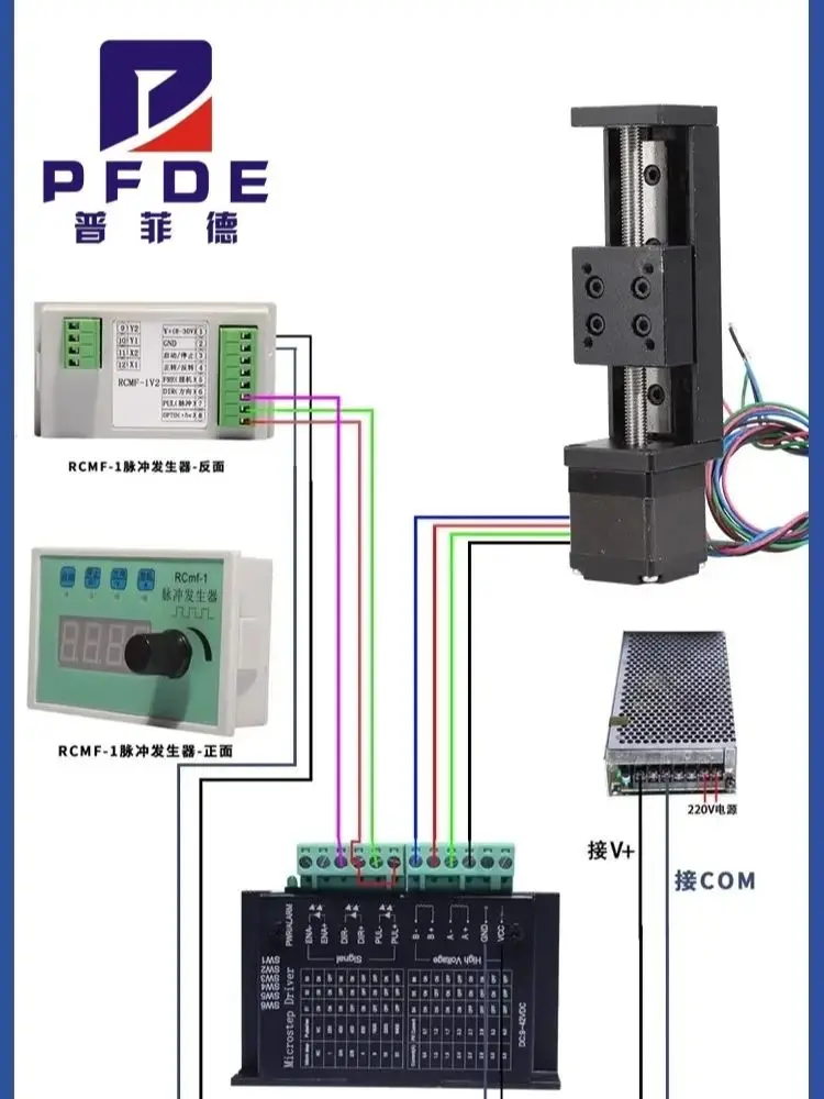 Imagem -05 - Mini Trilho de Mesa Deslizante tipo t Trilho Linear Palco 50300 mm Curso Nema11 28 mm Motor de Passo para Eixo Xyz Impressora 3d Cnc