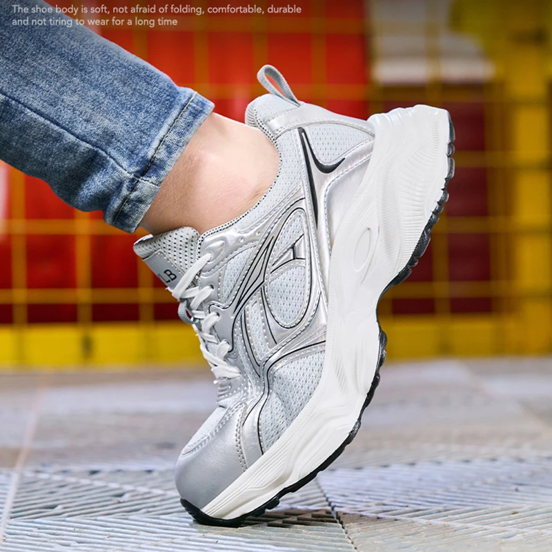 Fashion Women's Safety Shoes Anti-Smash Anti Puncture Work Shoes Lightweight Comfort Protection Shoes Work Sneakers Security image 5