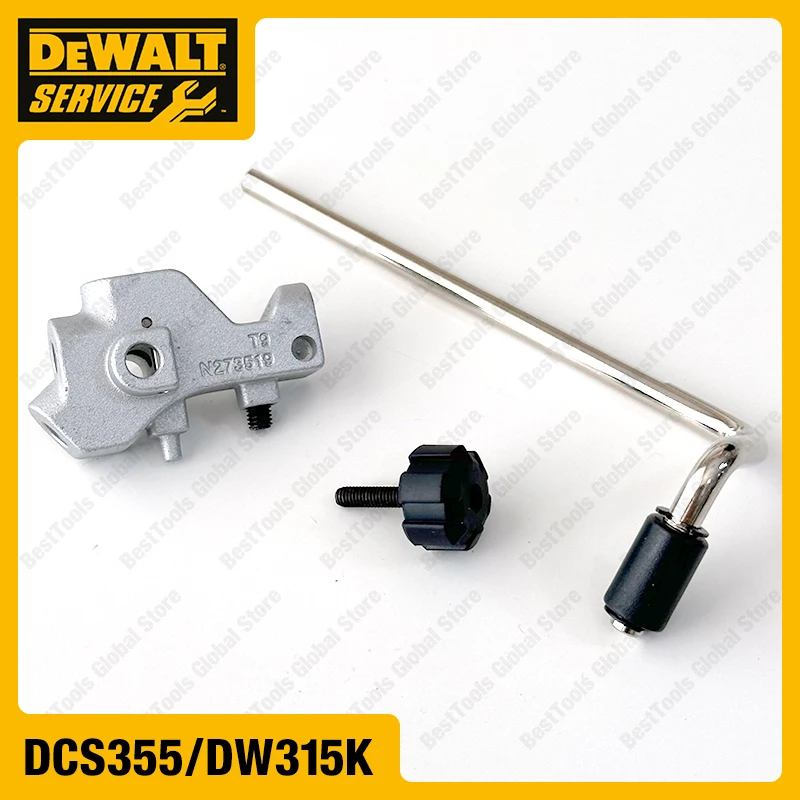 Block Assembly Depth Guide Knob Replace for Dewalt N275341 N275350 N278801 DCS355 DCS355D2 DWE315