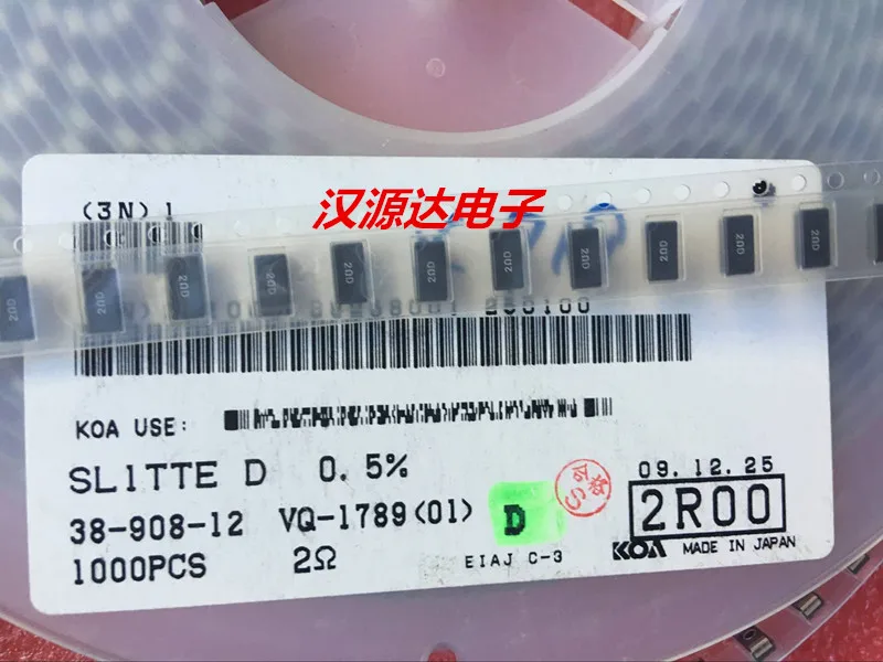 

20 шт./лот SL1TTE2R00D 2R0D 2512 2R 2 0,5% 75PPM 1 Вт чипы электронные новые
