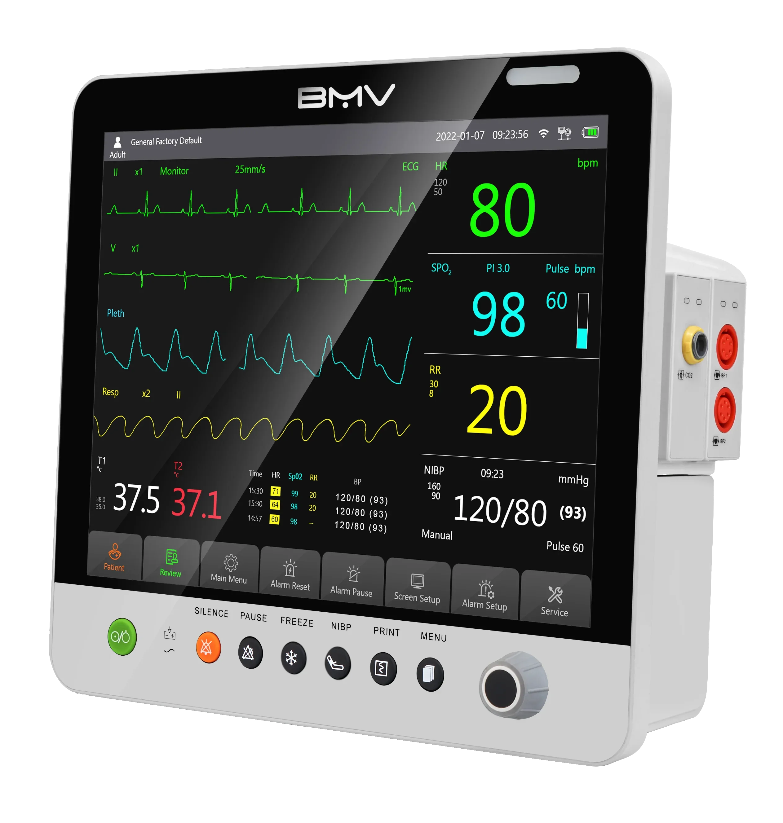 15 inch 6 parameters veterinary  animal use monitoring machine