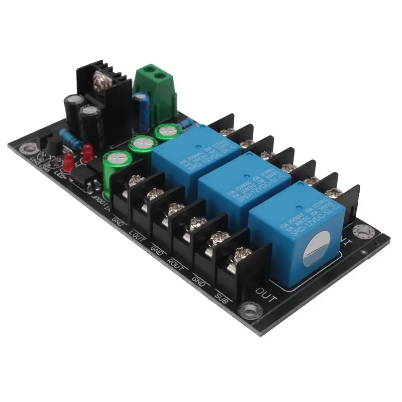 A75Q-300W Digital Amplifier Speaker Protection Board Relay Protection Module 2.1 Three-Channel Speaker Delay Protection