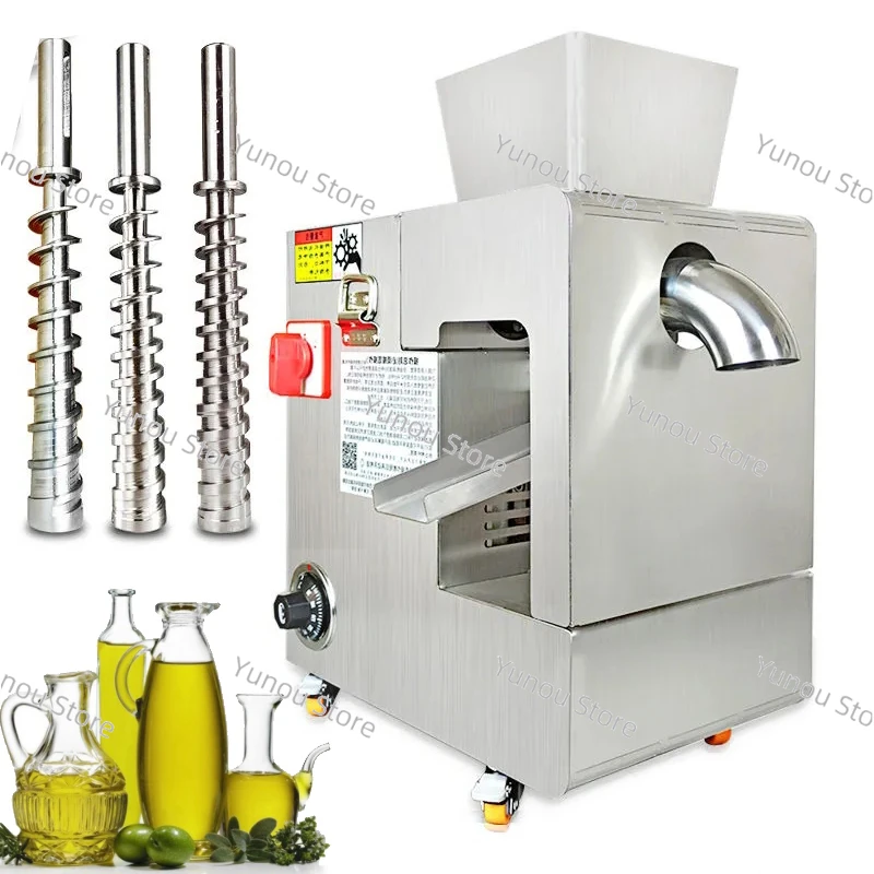 Stainless Steel Oil Press Machine, Olive Press, Extractor, Commercial, Cold, Hot, ExtractorWalnut, Sesame, Sesame, 220V