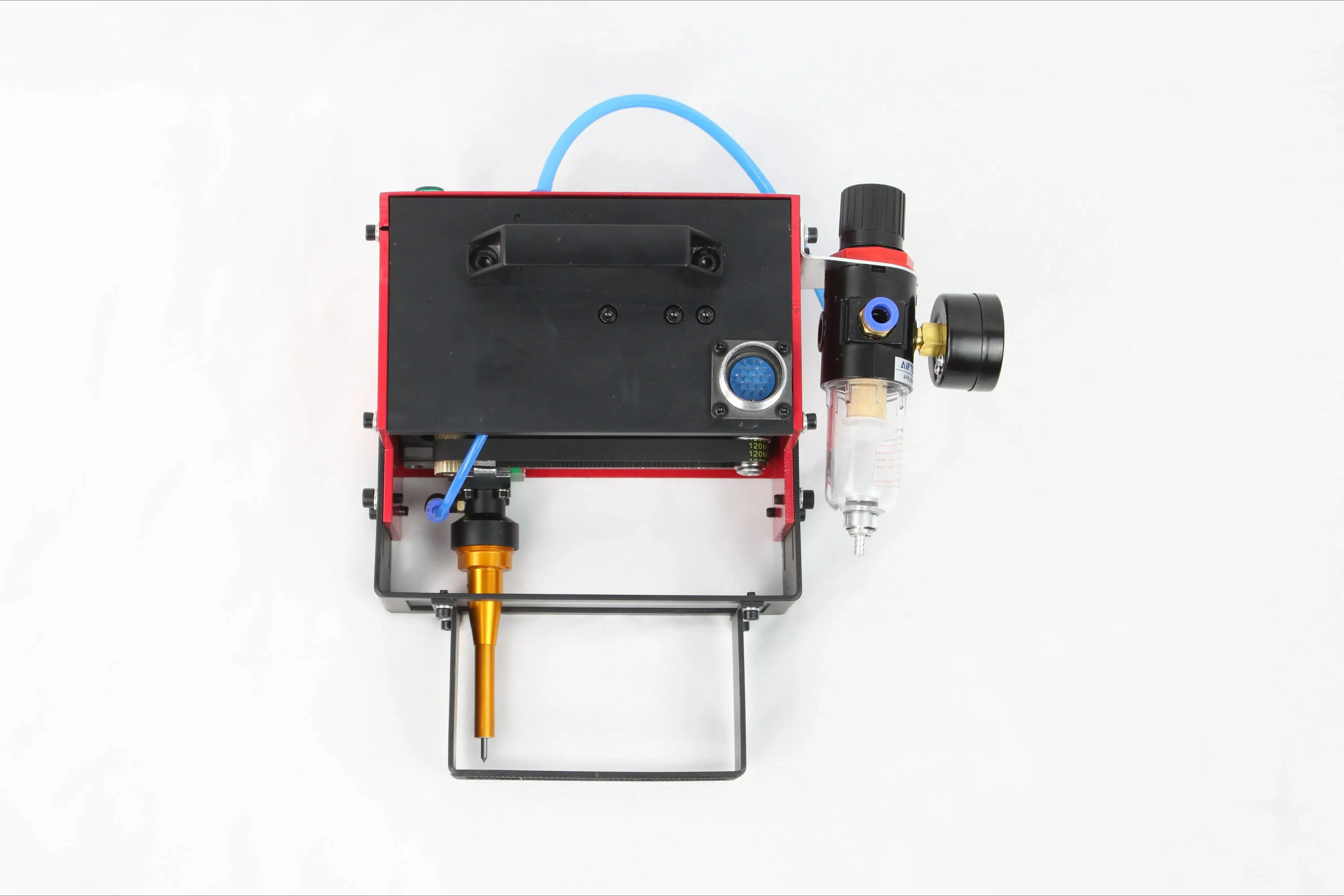آلة وضع علامات النقاط الهوائية المحمولة علامة يدوية معدنية تاريخ الصحافة الهيكل آلة الحفر الرقمية آلة كاتبة #5