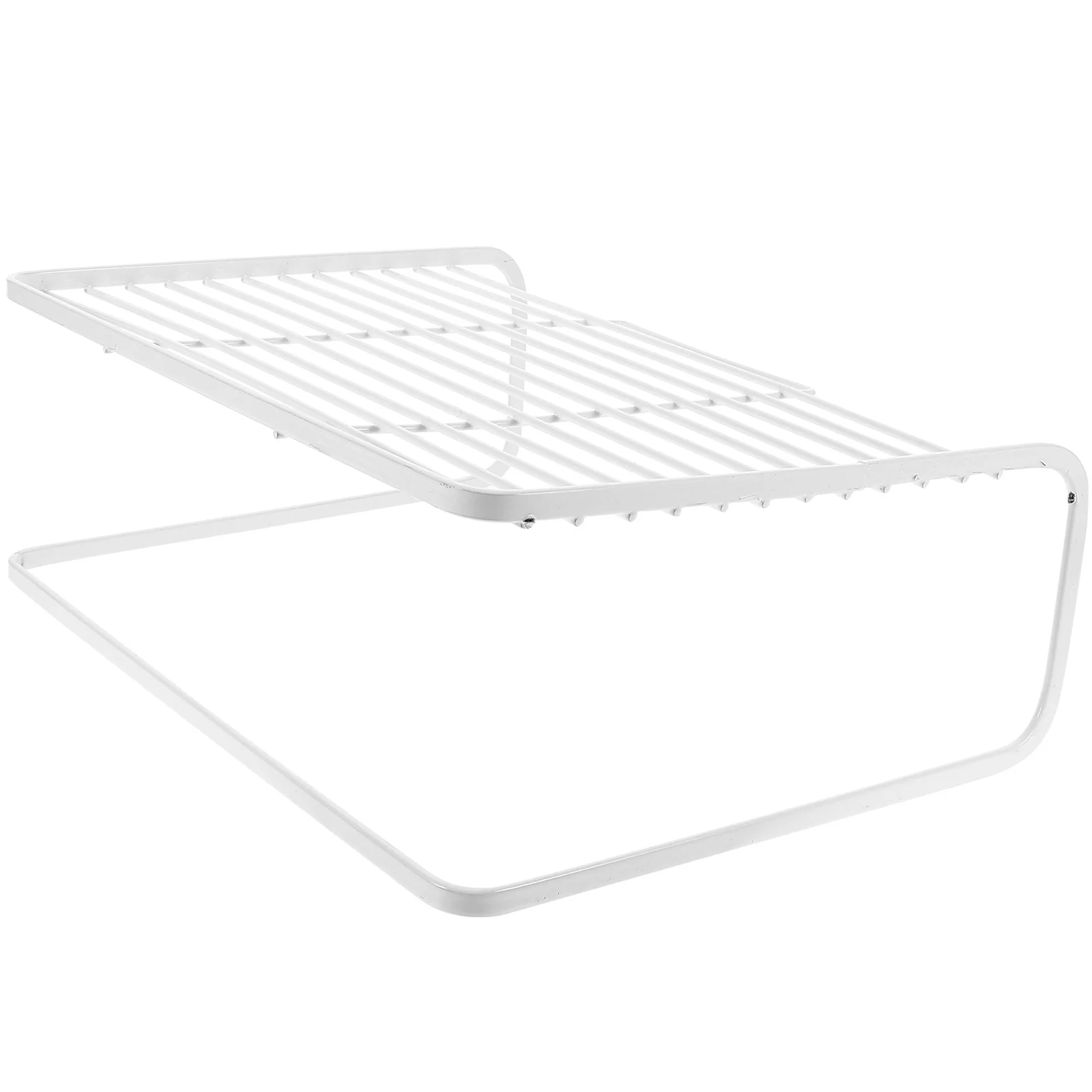 

Router Storage Rack Double-Layer Metal Shelf For Tabletop Cable Box Holder Modern Style Desktop Organizer Household