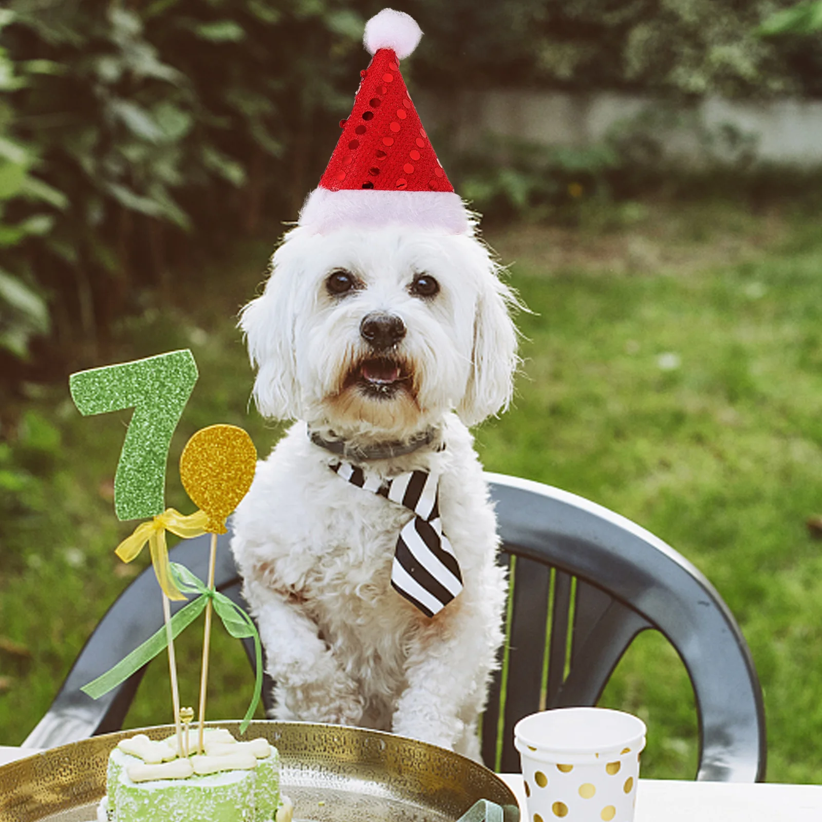 

Christmas Pet Headband Dog Party Hat Cosplay Accessory Lightweight Reusable Festive Costume Decoration Gift For Puppy Kitten