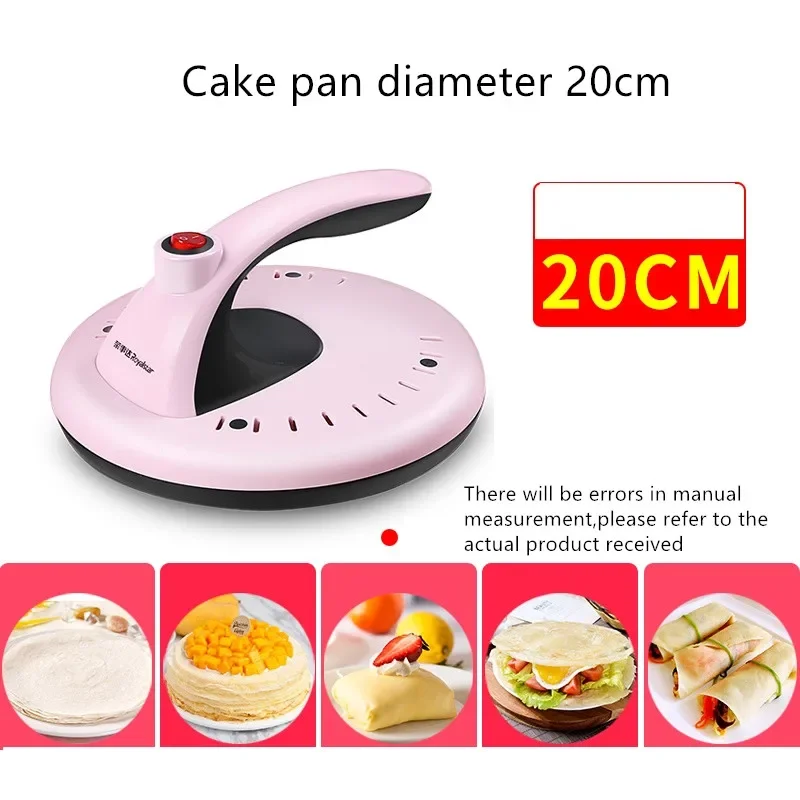 Portable Electric Non-stick Crepe Maker Mini Household Pancake Baking Pan Easy Operation