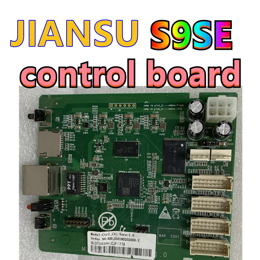 Antminer S9se control board,bitcoin BTC BCH miner Parts, antminer S9se Repair parts.For ANTMINER S9se 16T 17T