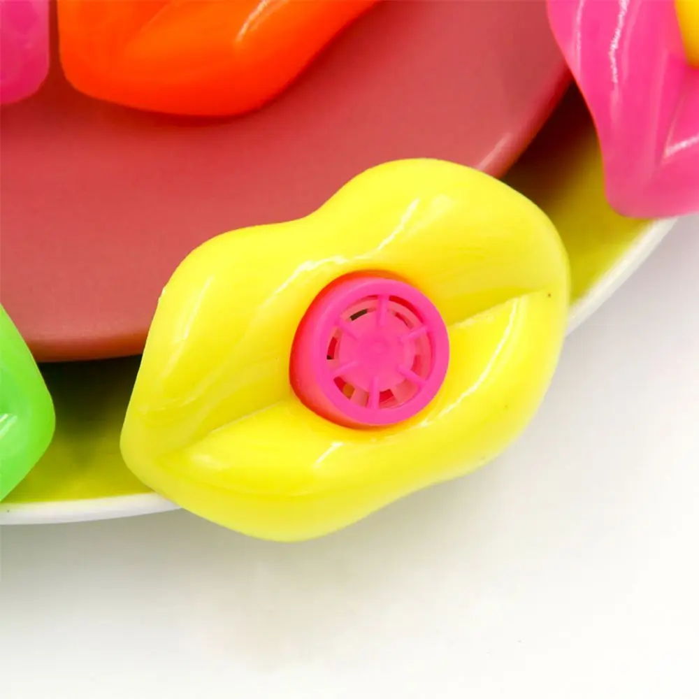 

Birthday Party Supplies Lucky Loot Gift for Game Prize Mouth Lip Whistle Lip Shape Whistle Whistle Plastic Whistle