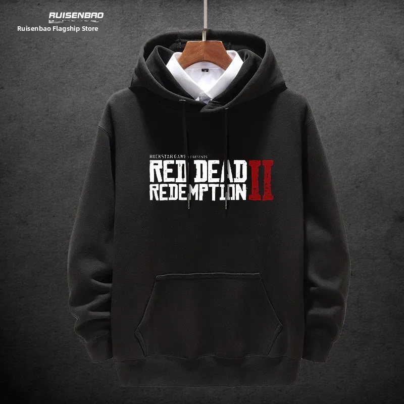 

Толстовка с капюшоном и длинными рукавами для геймеров PS4, с логотипом Wild West 2, модная, зимняя, повседневная, свободного кроя