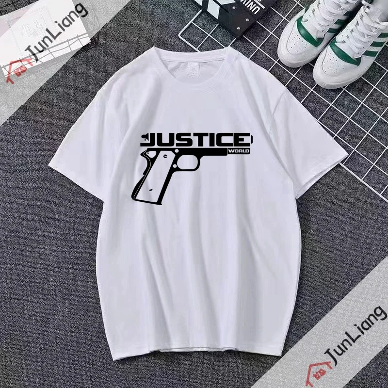 SPECIAL WEAPONS GEAR Genuine Gun Emblem with Crossed Guns Hip Hop Streetwear Popular Shirts Men's Tops Tshirt