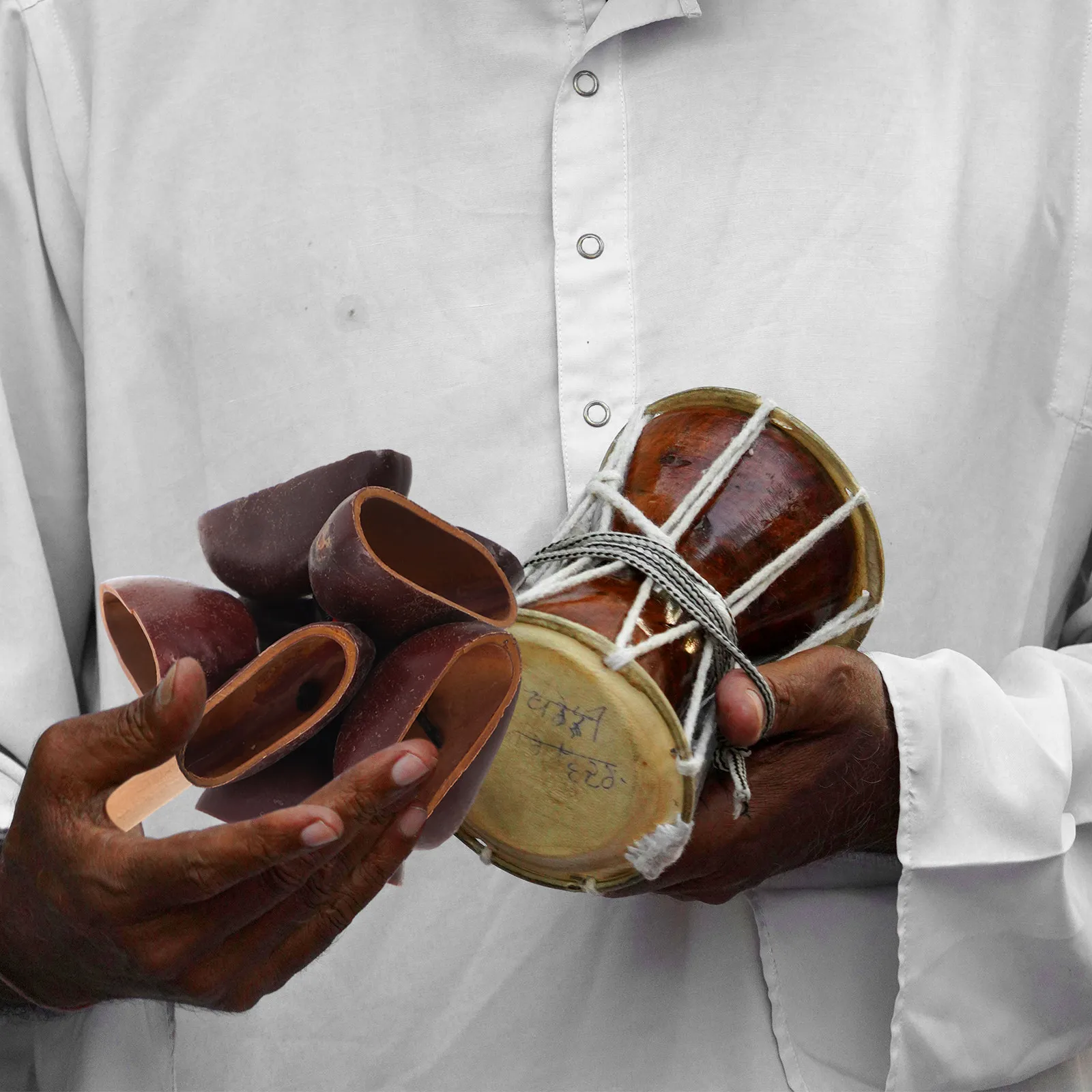 Chocalho de Madeira Musical para Bebês, Crianças e Atividades de Festa de Carnaval