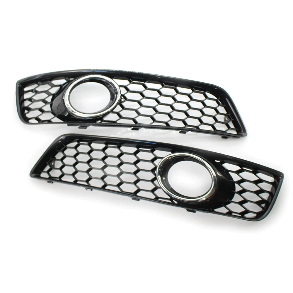 

1 Pair Front Bumper Honeycomb Fog Light Grille For Audi A3 8P 2009 - 2013 ,Car Accessory﻿