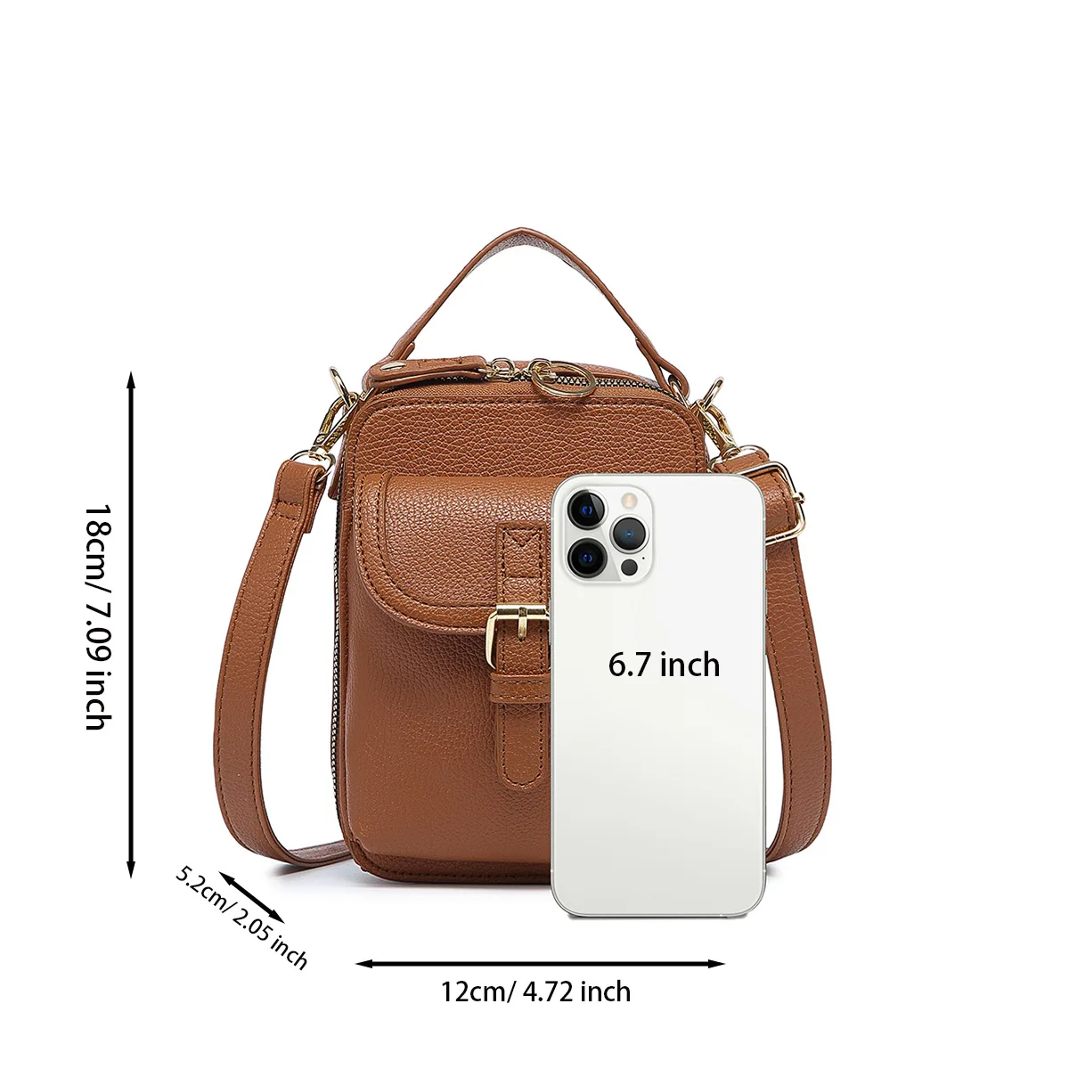 

2025 Women's New Postman Bag Trendy Storage Bag Casual Shoulder Bag Crossbody Bag Mobile Phone Bag Fashion Shoulder Bag