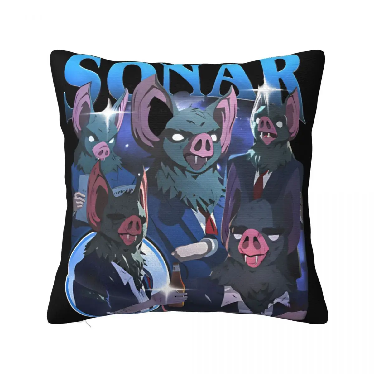 Trendy Sofa Sonar Dispatch Gaming GameDecorations Pillowcases Stuff Pillow Cover Zippered Multi-Size