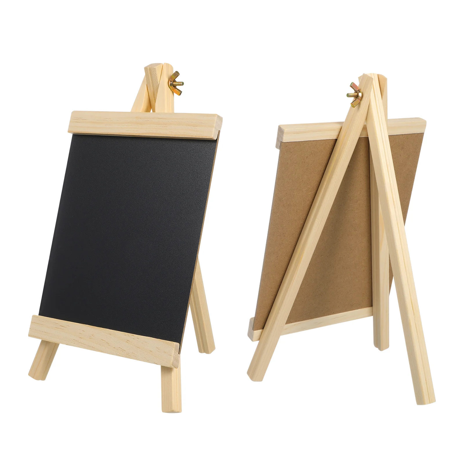Chalkboard Easel Stand Wooden Blackboard Sign for Wedding Menu Tabletop Message Board Standing Chalk Board Display