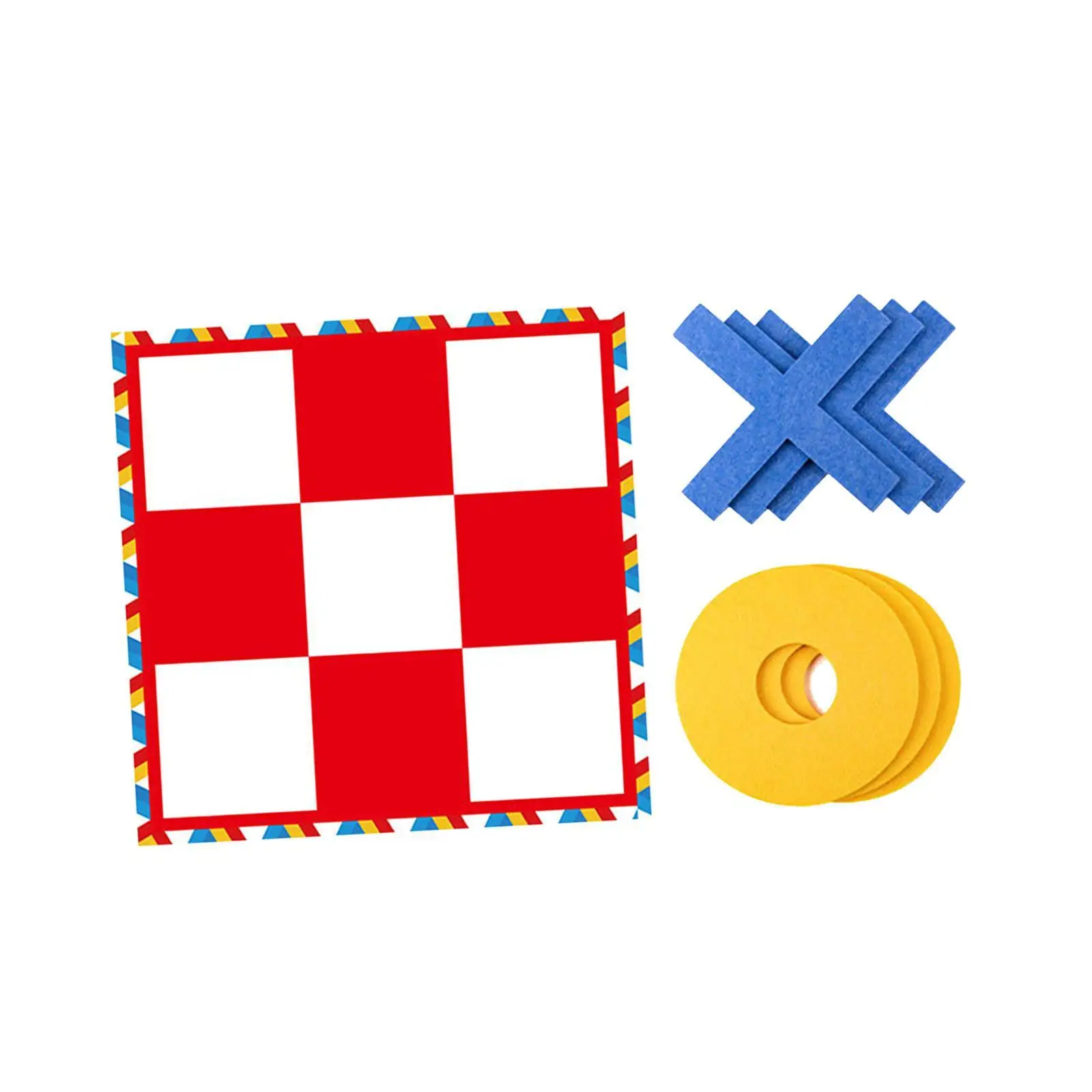 

Tic TAC Toe Chess Set Outdoor Interactive Games for Gifts Families Adults