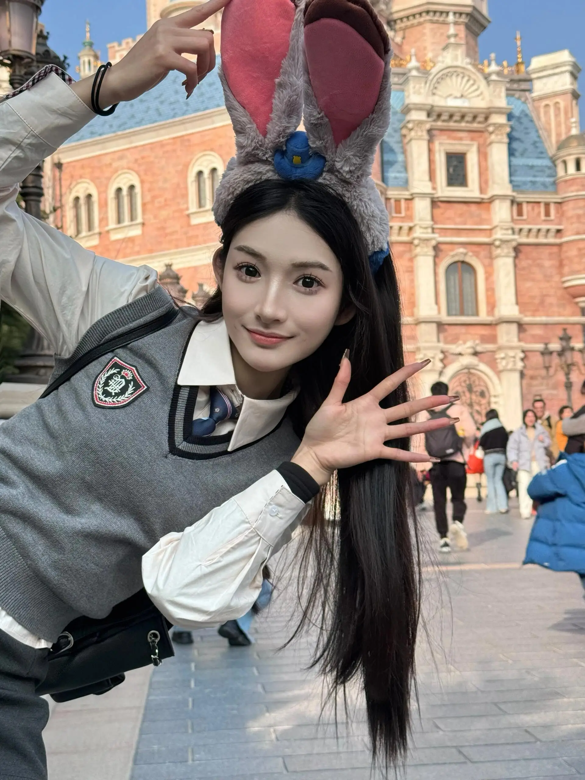 Set orm JK lavorato a maglia rosa pastello con irt e gonna loween Outfit School orm Ensemble Donna 8-25 anni